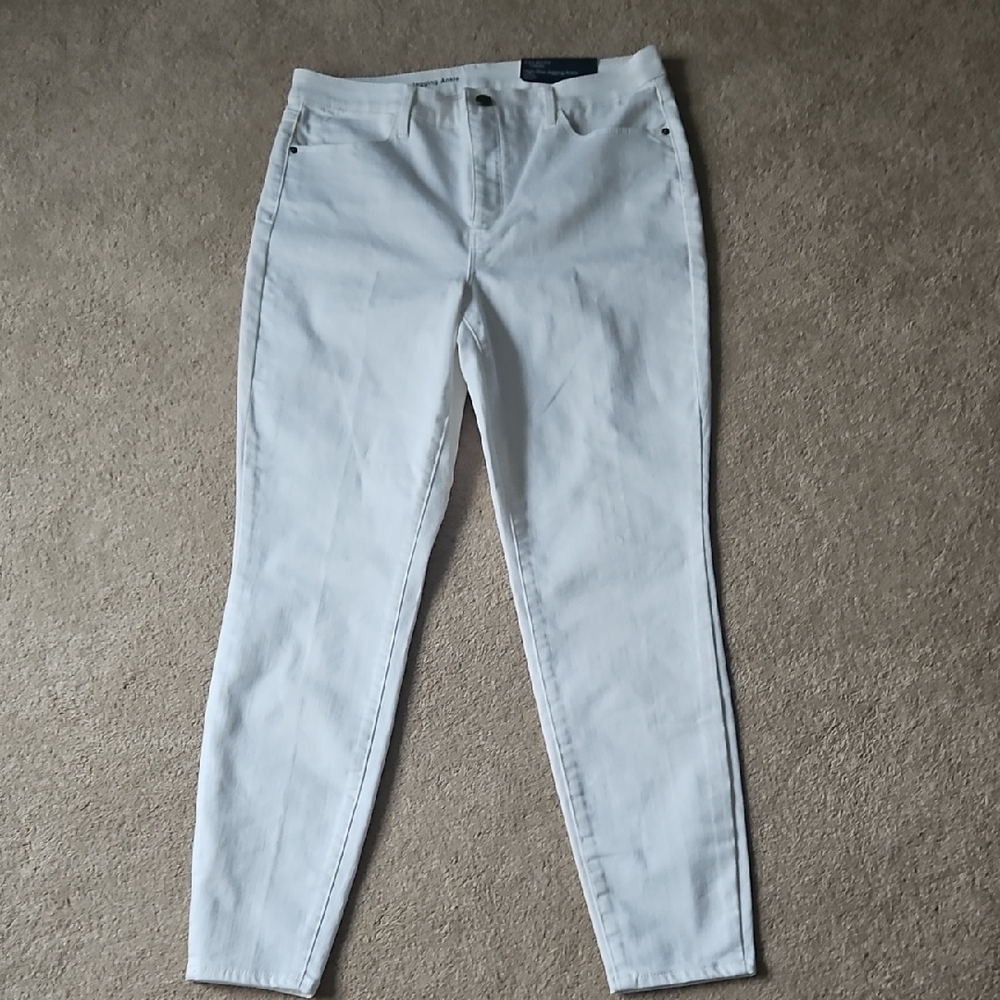 Talbots Women's Bright White Skinny Jeans
